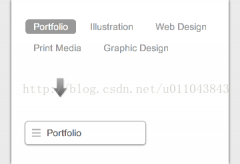 纯CSS制作的响应式折叠菜单分享