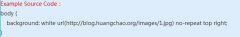 CSS教程:CSS的Background Images背景图片