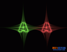 如何在Fireworks中设计极光字效果