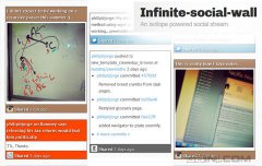 Pinterest界面风格的社交展示web应用：Infinite-social-wall