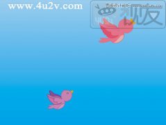 Flash制作卡通风格的飞舞小鸟