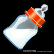 Flash绘图功能制作奶瓶标志