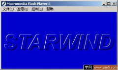 Flash文字特效系列:浮雕字
